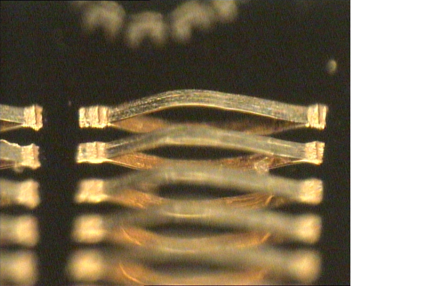 Au Ribbon wire for HF